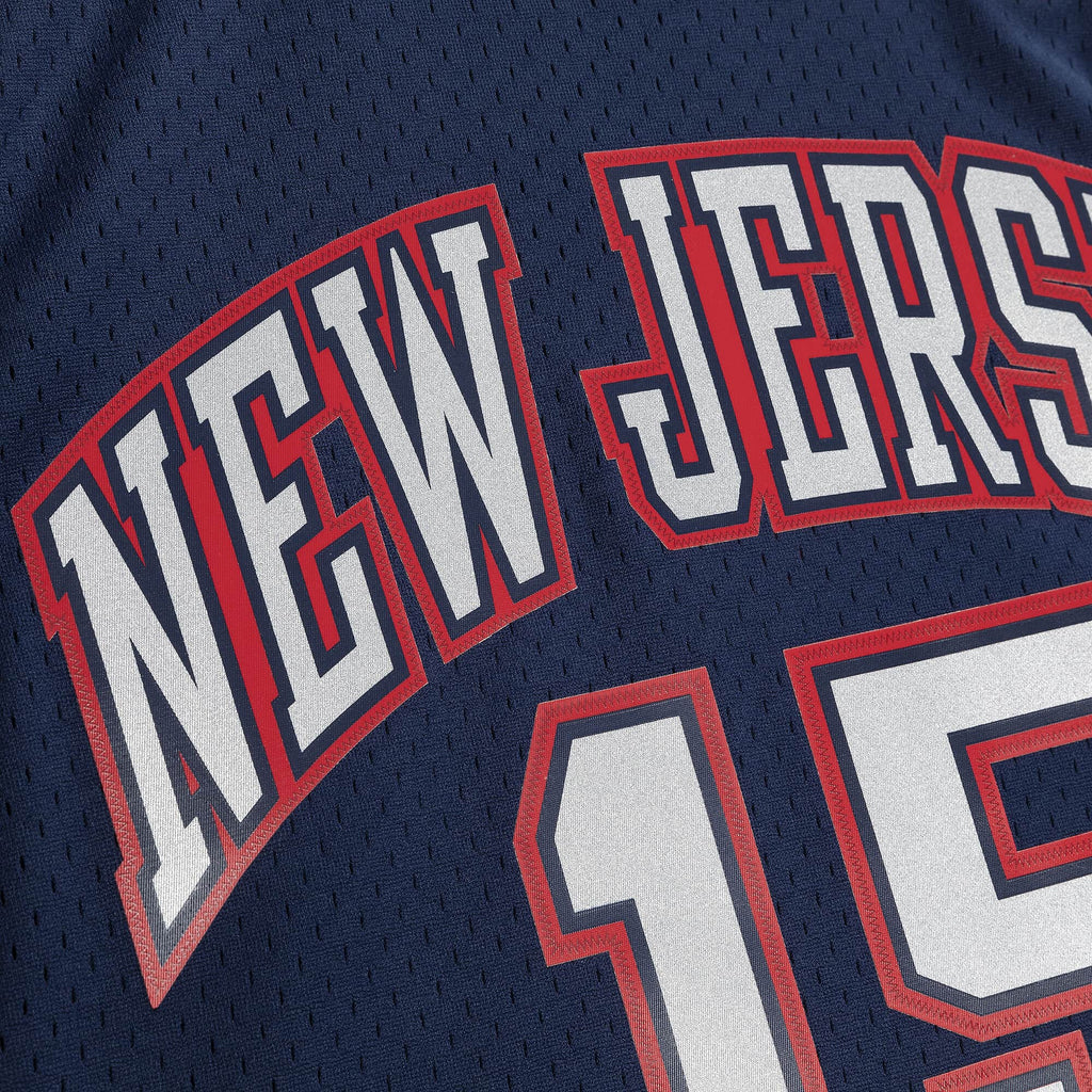 Vince Carter New Jersey Nets NBA Mitchell & Ness Men Navy 2006-07 Hardwood Classics Swingman Jersey product image 3,