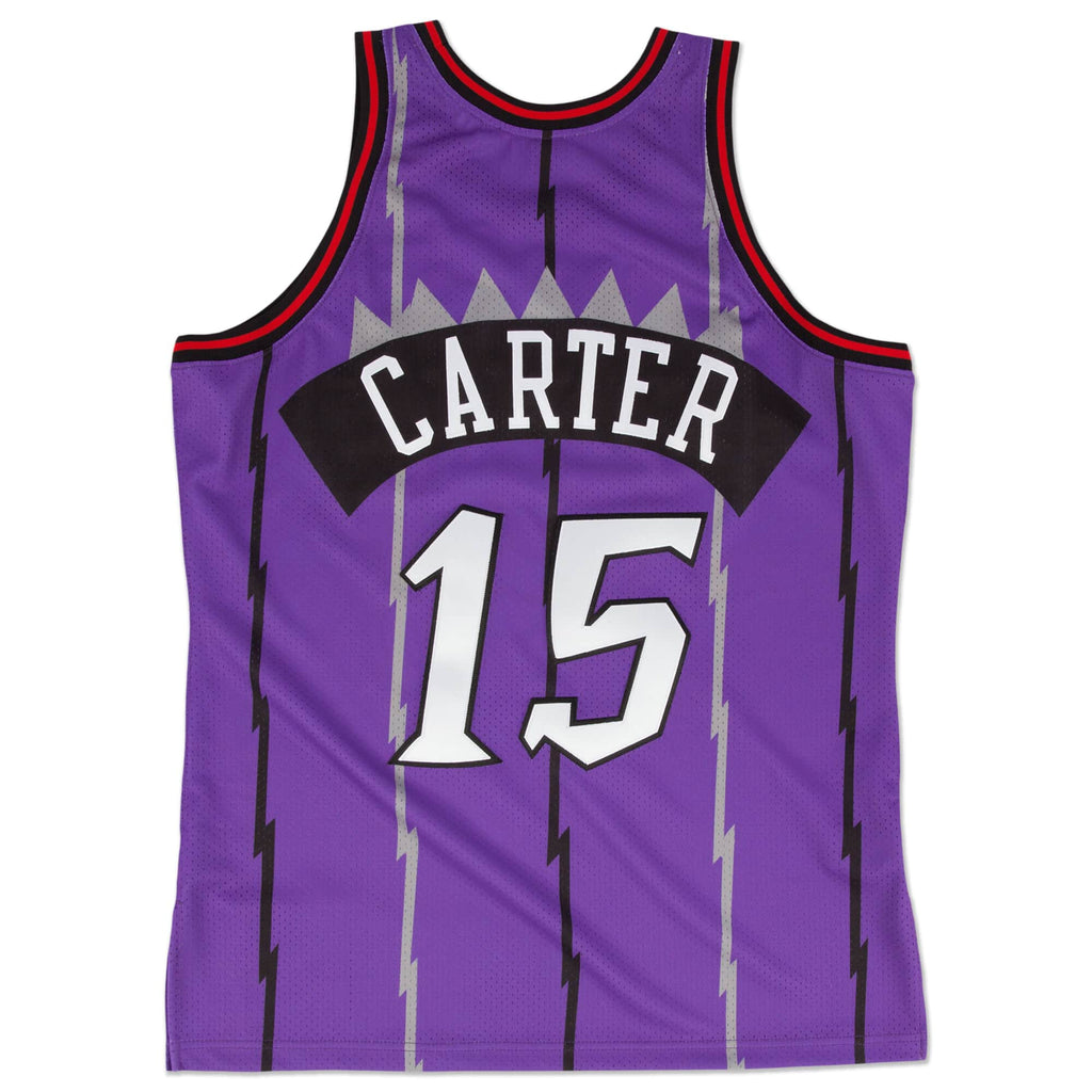 Vince Carter Toronto Raptors NBA Mitchell & Ness Men Purple 1998-99 Hardwood Classic Authentic Jersey product image 1,