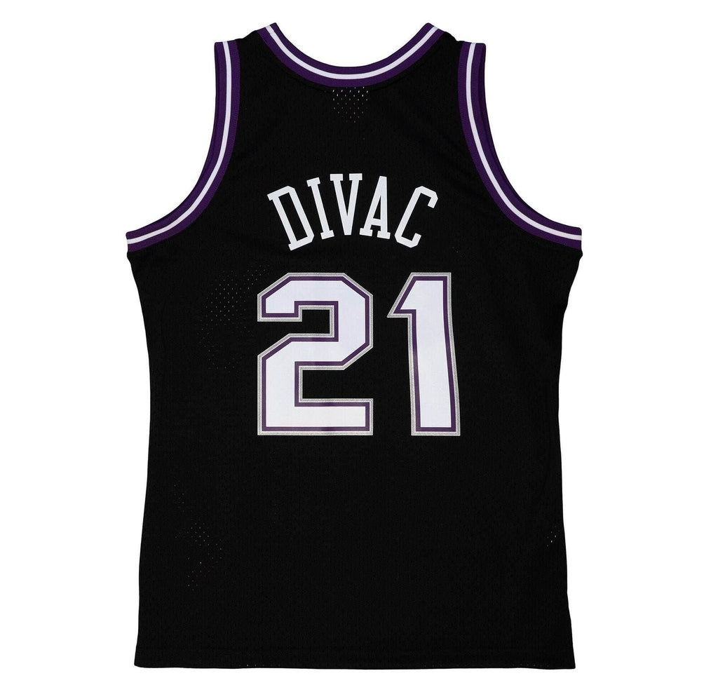 Vlade Divac Sacramento Kings NBA Mitchell & Ness Men Black 2000-01 Hardwood Classics Swingman Jersey product image 1,