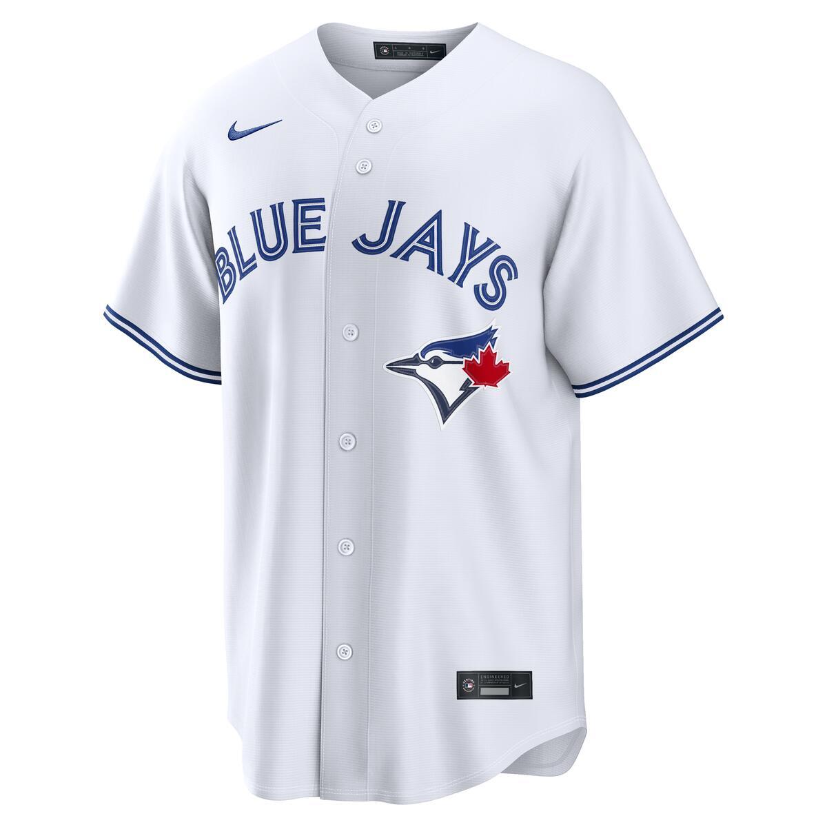 Vladimir Guerrero Jr. Toronto Blue Jays MLB Nike Men White Replica Jersey product image 2, provided for visual reference and