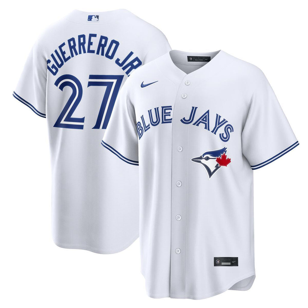Vladimir Guerrero Jr. Toronto Blue Jays MLB Nike Men White Replica Jersey product image 3, provided for visual reference and
