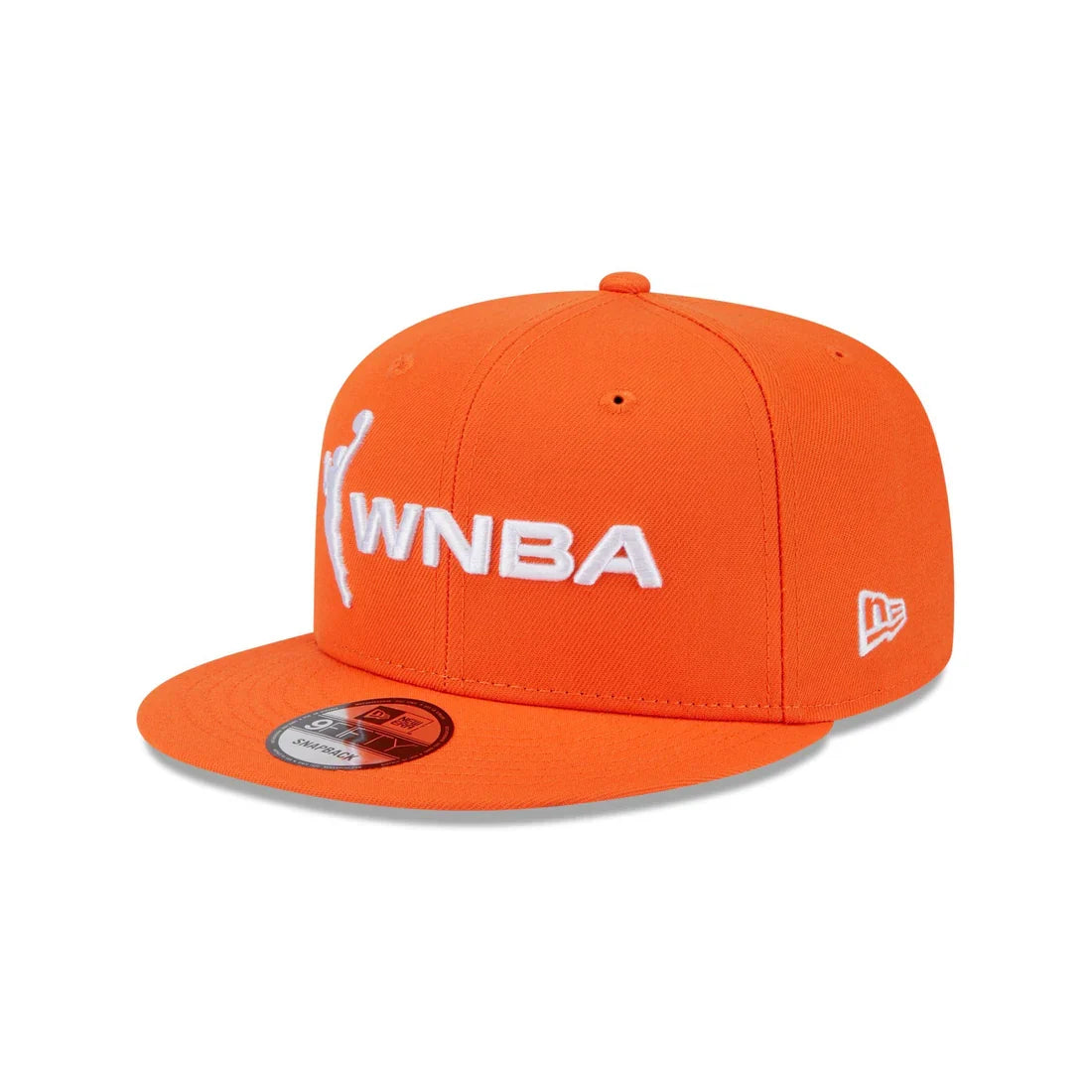 WNBA Logo New Era Men Orange 9Fifty Script Snapback product image 4, provided for visual reference and product detail review