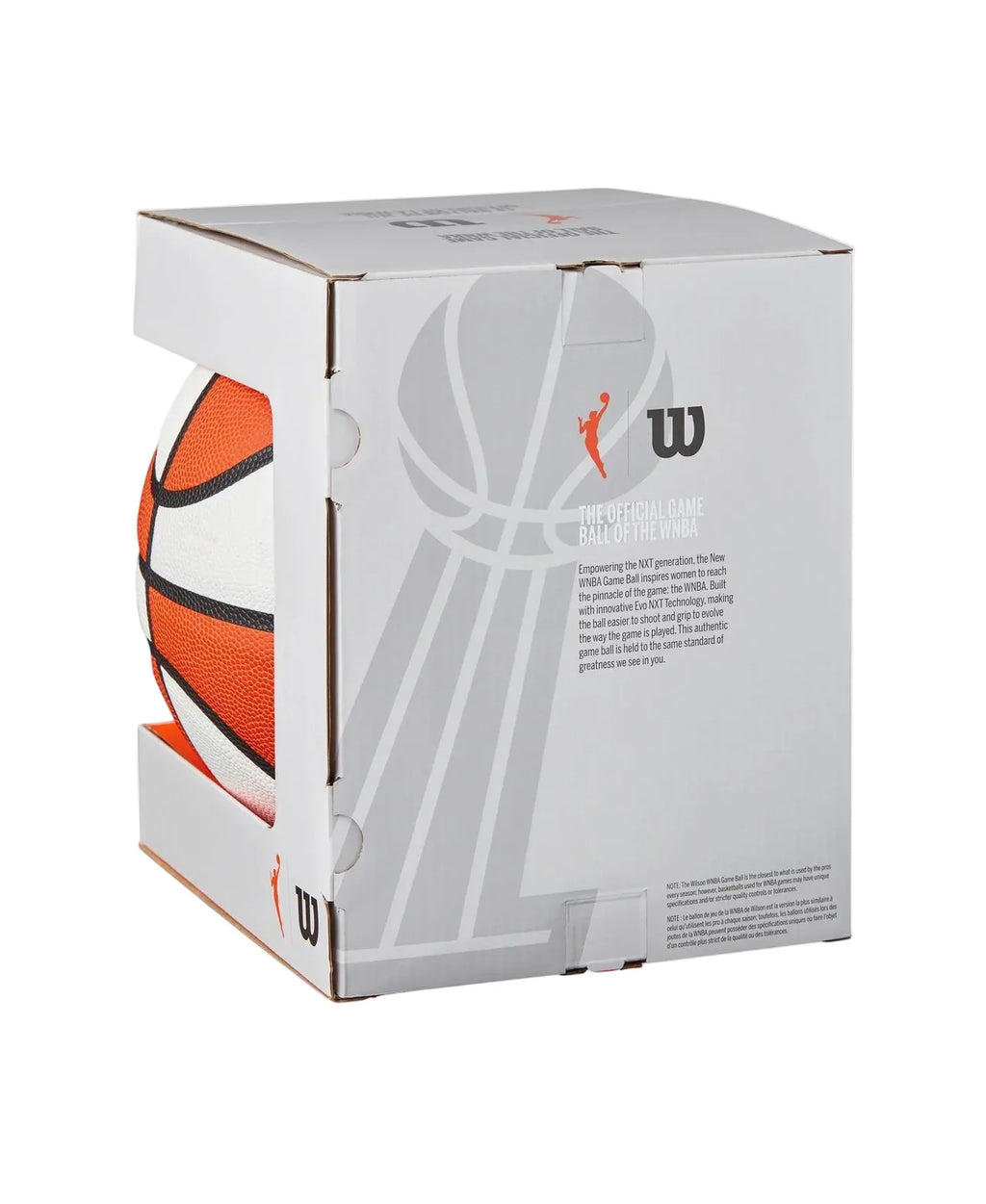 WNBA Wilson Official Game Basketball product image 2, provided for visual reference and product detail review