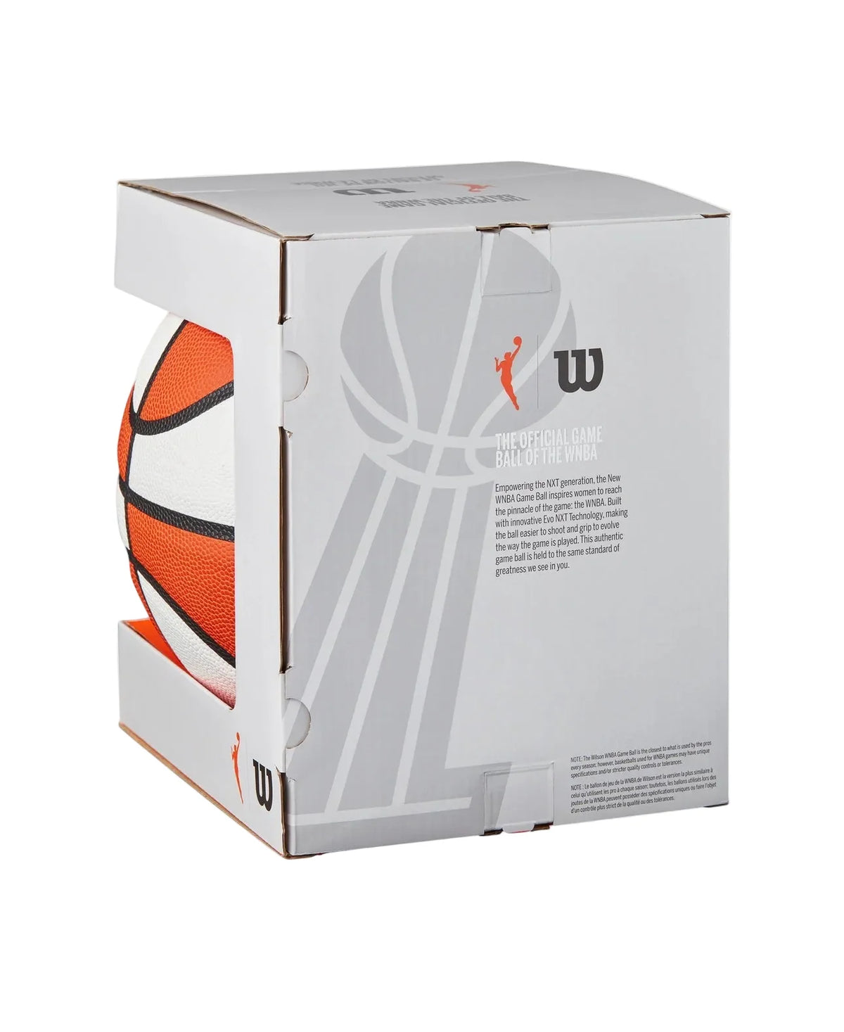 WNBA Wilson Official Game Basketball product image 2, provided for visual reference and product detail review
