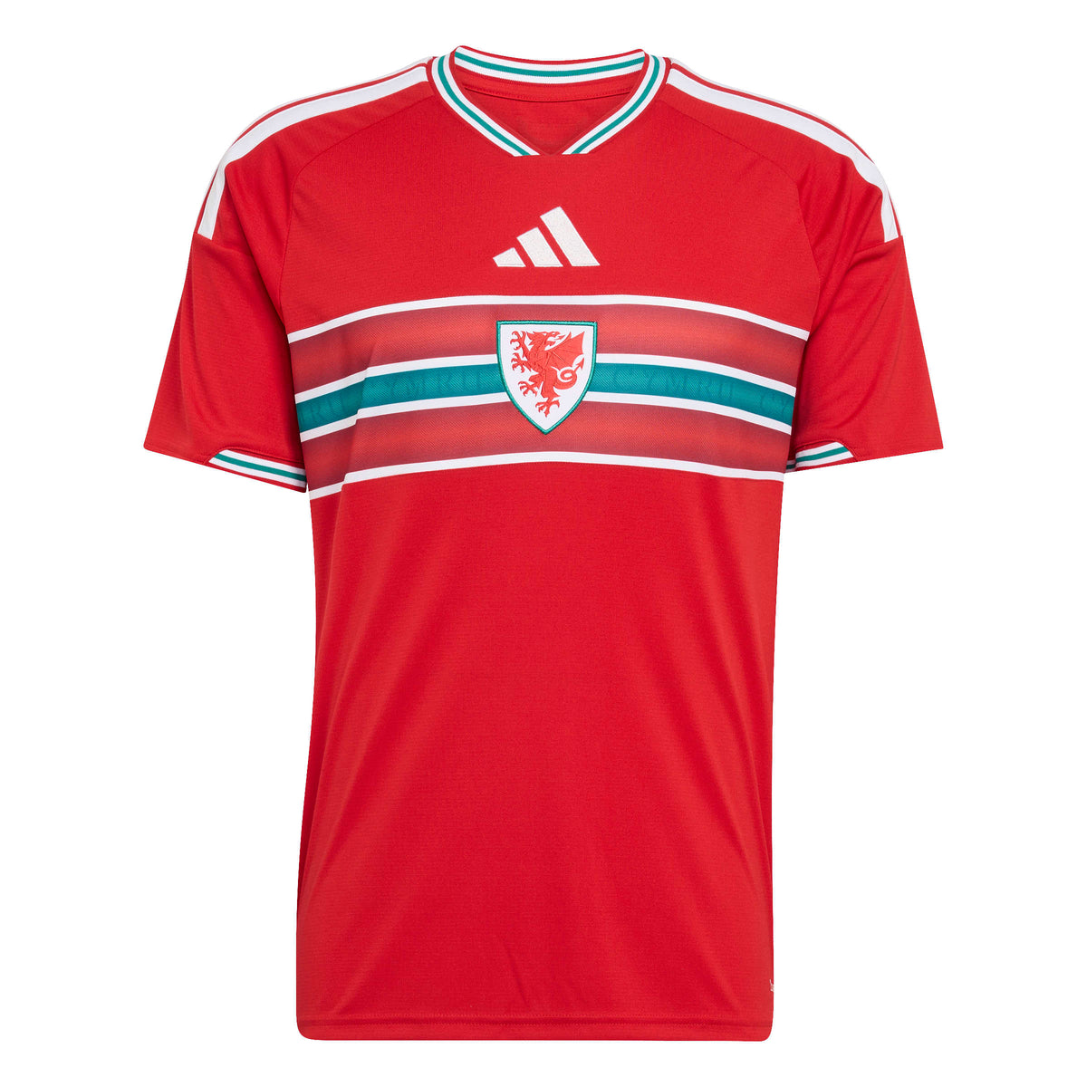 Wales National Team FIFA Adidas Men Red 2026 Replica Home Jersey product image 1, provided for visual reference and product