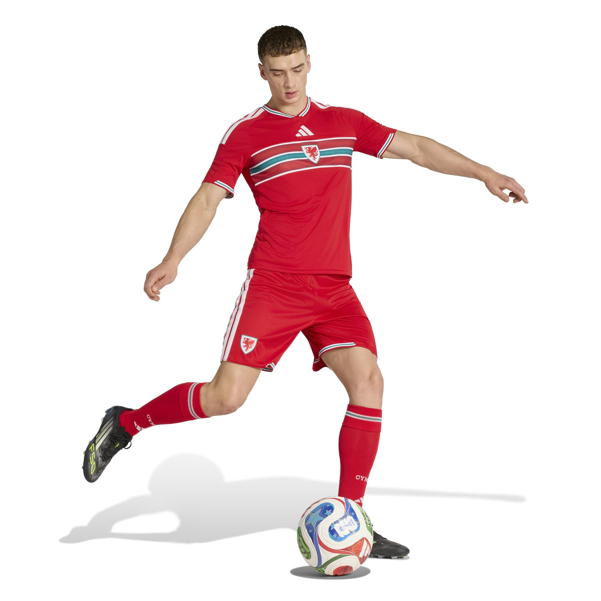 Wales National Team FIFA Adidas Men Red 2026 Replica Home Jersey product image 6, provided for visual reference and product