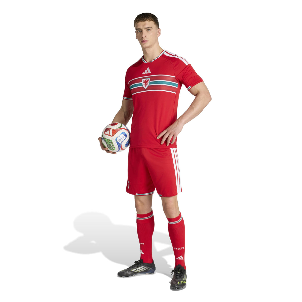 Wales National Team FIFA Adidas Men Red 2026 Replica Home Jersey product image 7, provided for visual reference and product