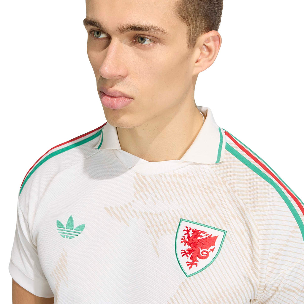 Wales National Team FIFA Adidas Men White 2026 Replica Away Jersey product image 7, provided for visual reference and