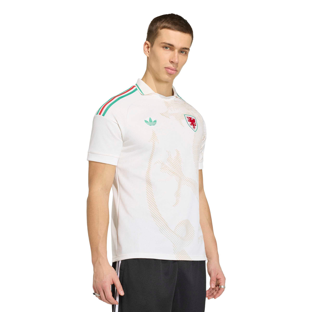 Wales National Team FIFA Adidas Men White 2026 Replica Away Jersey product image 4, provided for visual reference and