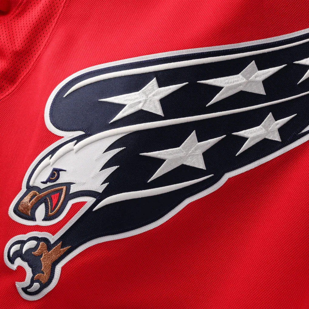 Washington Capitals NHL Fanatics Branded Men Red Alternate Premium Jersey product image 5, provided for visual reference and