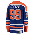 Wayne Gretzky Edmonton Oilers NHL Fanatics Branded Men Royal Blue Premier Vintage Breakaway Jersey product image 1, provided