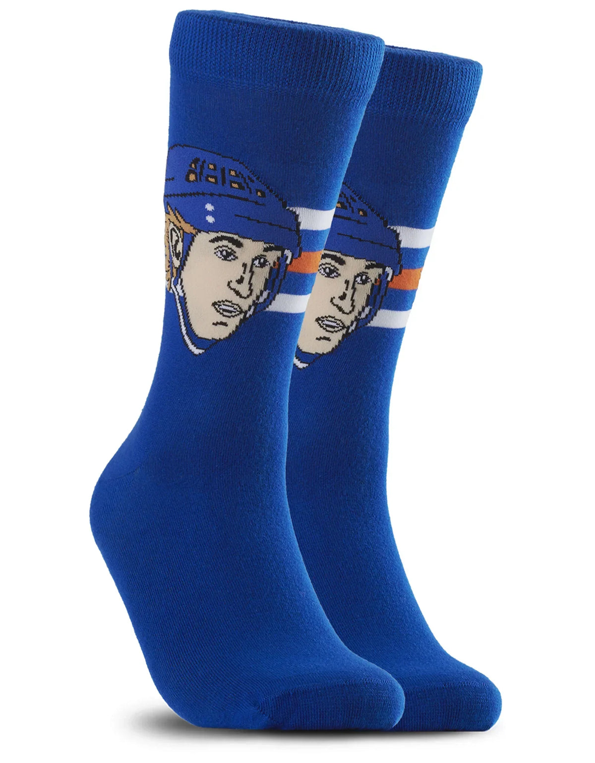 Wayne Gretzky Edmonton Oilers NHL Major League Socks Men Royal Crew Socks product image 1, provided for visual reference and