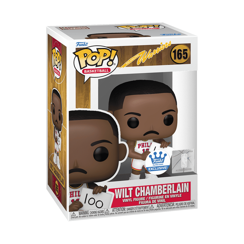 Wilt Chamberlain Golden State Warriors NBA Funko POP Legends 1962 Vinyl Figure product image 1, provided for visual