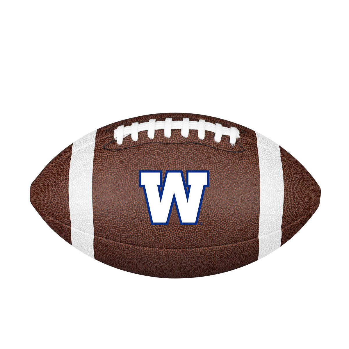 Winnipeg Blue Bombers CFL Wilson Backyard Legend Football product image 1, provided for visual reference and product detail