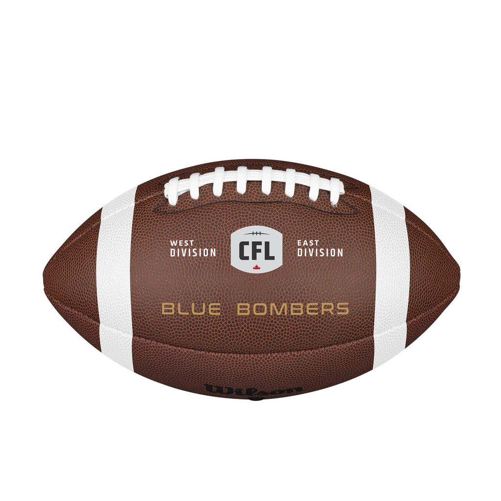 Winnipeg Blue Bombers CFL Wilson Backyard Legend Football product image 2, provided for visual reference and product detail