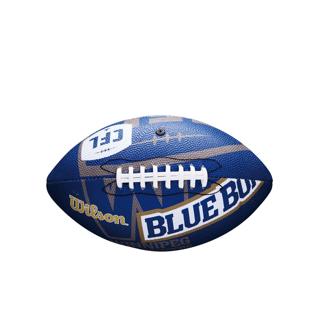Winnipeg Blue Bombers CFL Wilson Wraparound Mini Football product image 3, provided for visual reference and product detail