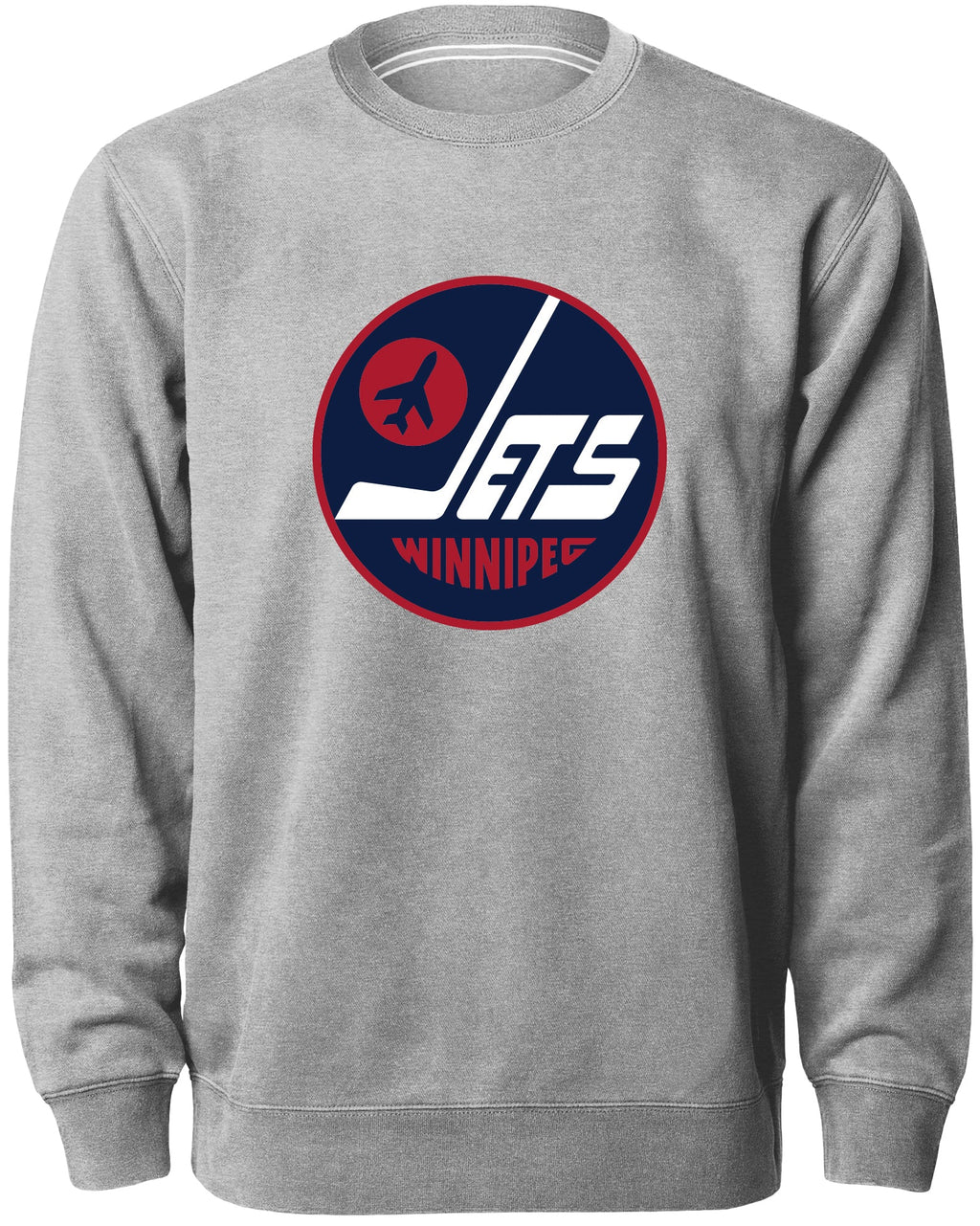 Winnipeg Jets NHL Bulletin Men Twill Logo Express Crew Sweater product image 3, provided for visual reference and product