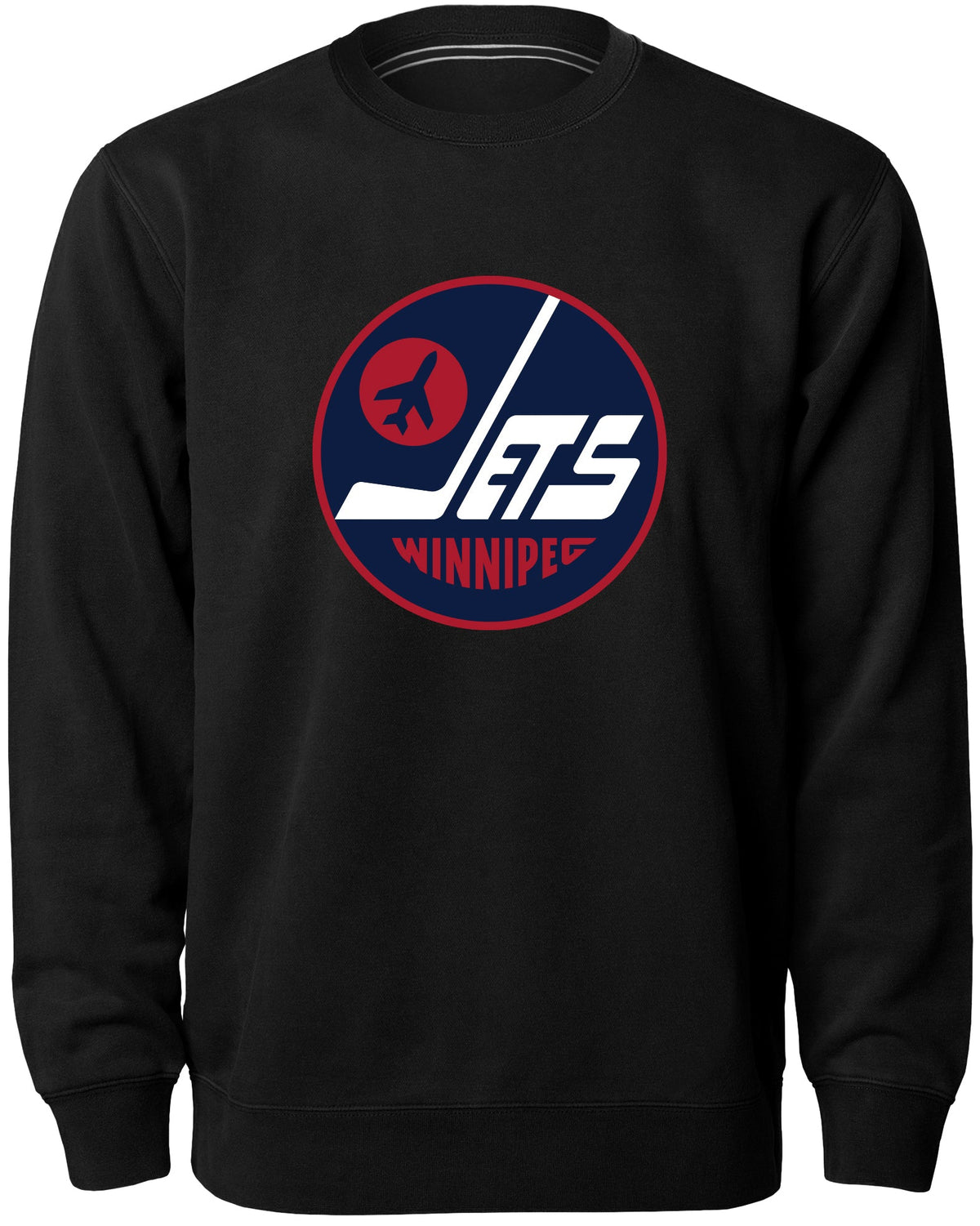 Winnipeg Jets NHL Bulletin Men Twill Logo Express Crew Sweater product image 2, provided for visual reference and product