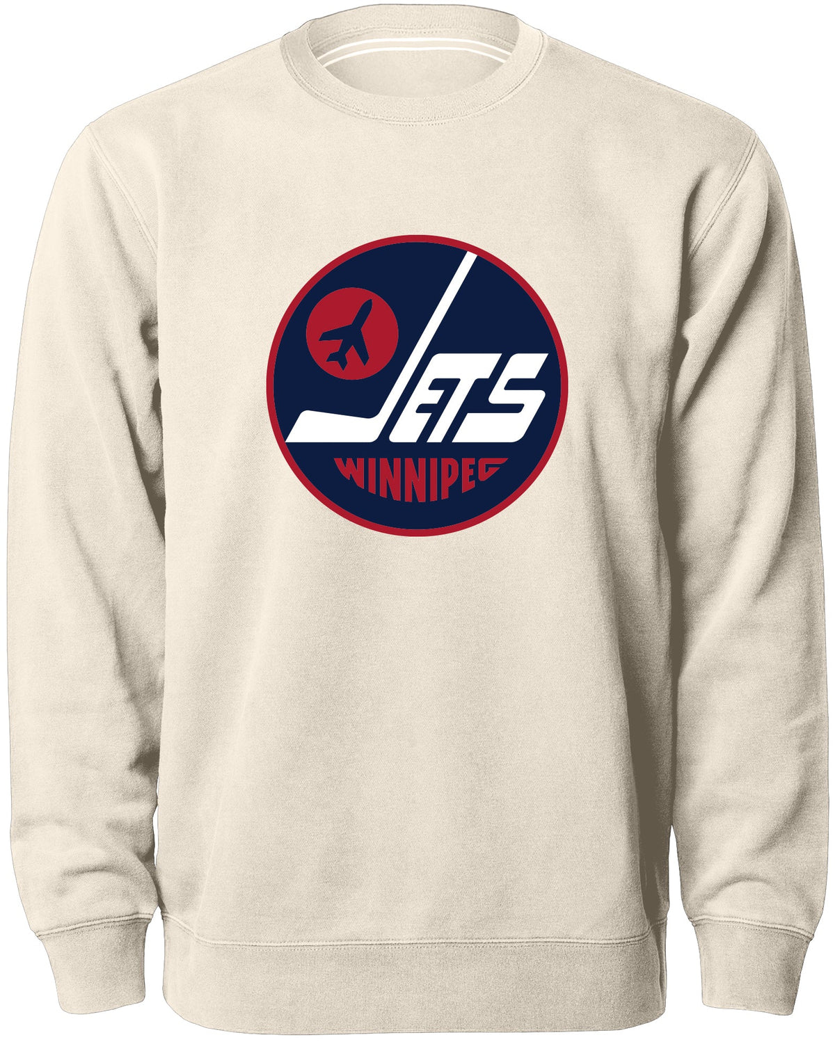 Winnipeg Jets NHL Bulletin Men Twill Logo Express Crew Sweater product image 5, provided for visual reference and product
