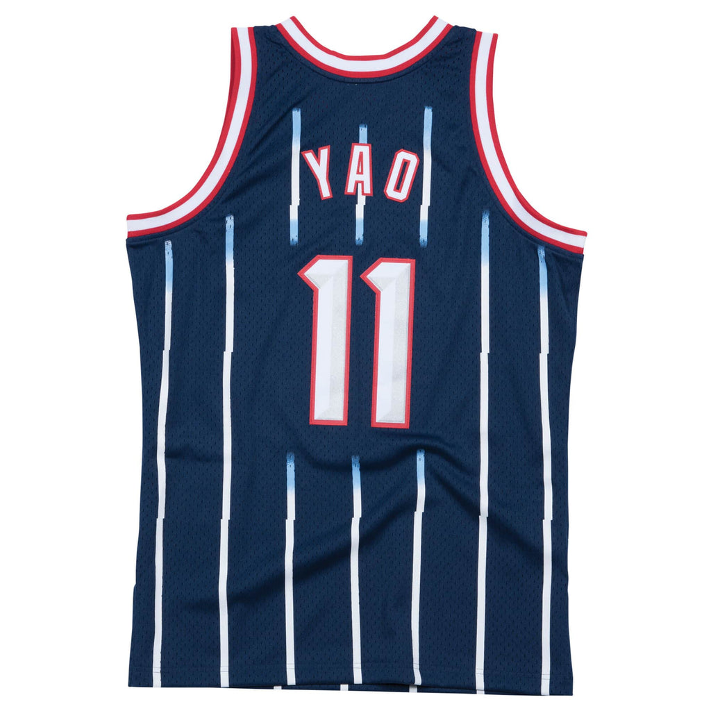 Yao Ming Houston Rockets NBA Mitchell & Ness Men Navy 2002-03 Hardwood Classics Swingman Jersey product image 1, provided