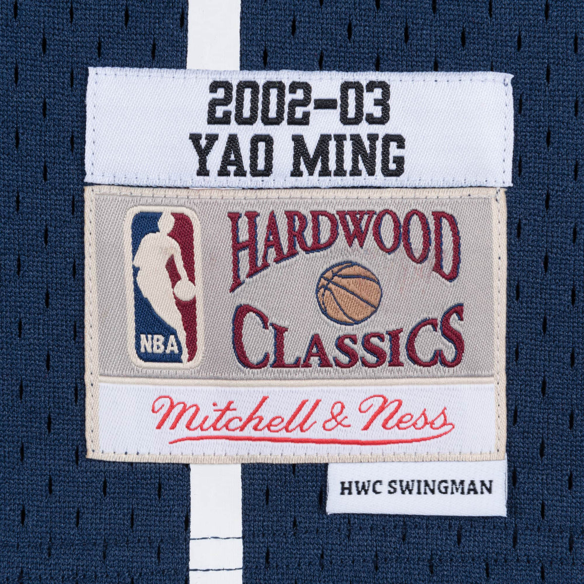 Yao Ming Houston Rockets NBA Mitchell & Ness Men Navy 2002-03 Hardwood Classics Swingman Jersey product image 3, provided