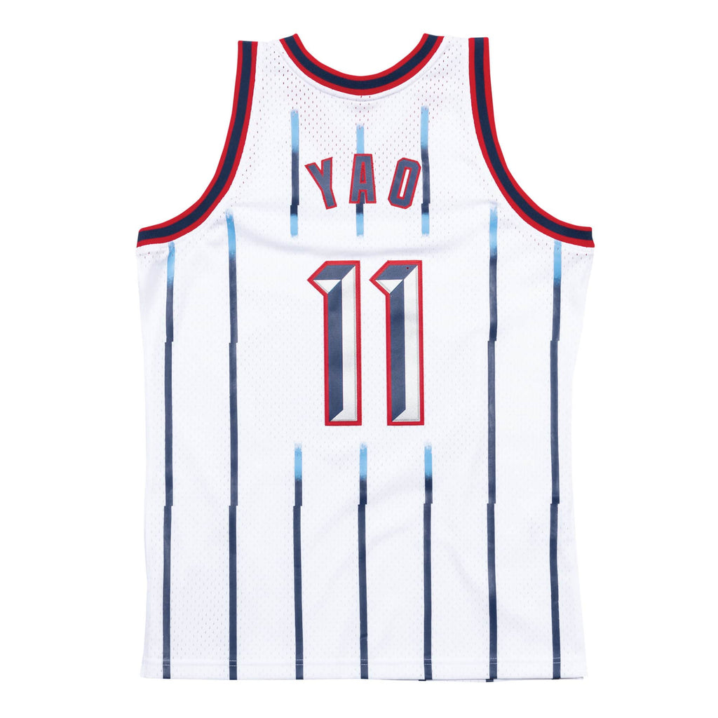 Yao Ming Houston Rockets NBA Mitchell & Ness Men White 2002-03 Hardwood Classics Swingman Jersey product image 1, provided