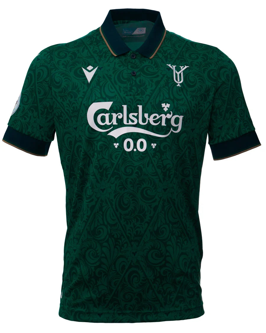 York United FC CPL Macron Men Green 2025/26 Primary Match Jersey product image 1, provided for visual reference and product
