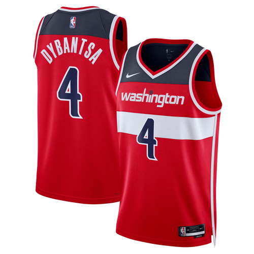 AJ Dybantsa Washington Wizards Icon Swingman Red Jersey product image 2