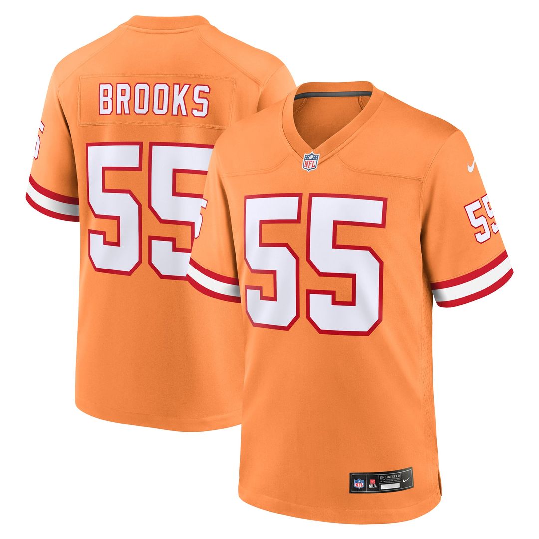 Tampa Bay Buccaneers Derrick Brooks Nike Orange Throwback product image 1