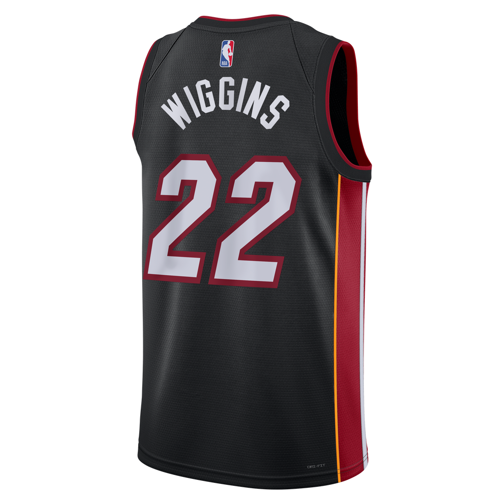 Andrew Wiggins Miami Heat Icon Edition Swingman Black Jersey product image 4