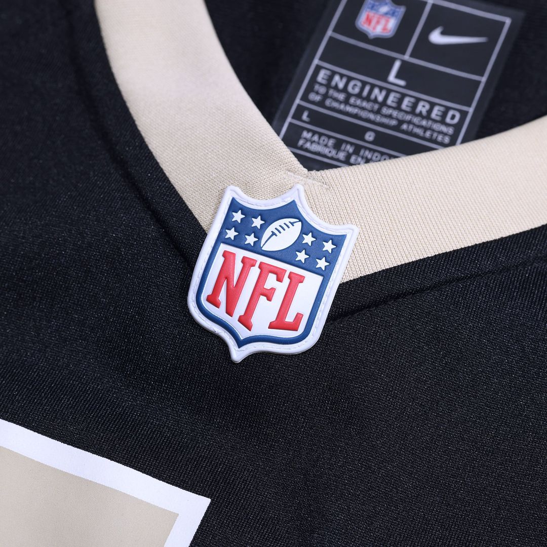 New Orleans Saints Bryan Bresee Nike Black Game Jersey product image 4
