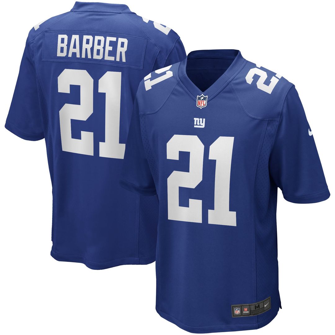 New York Giants Tiki Barber Nike Royal Retired Player Game product image 1