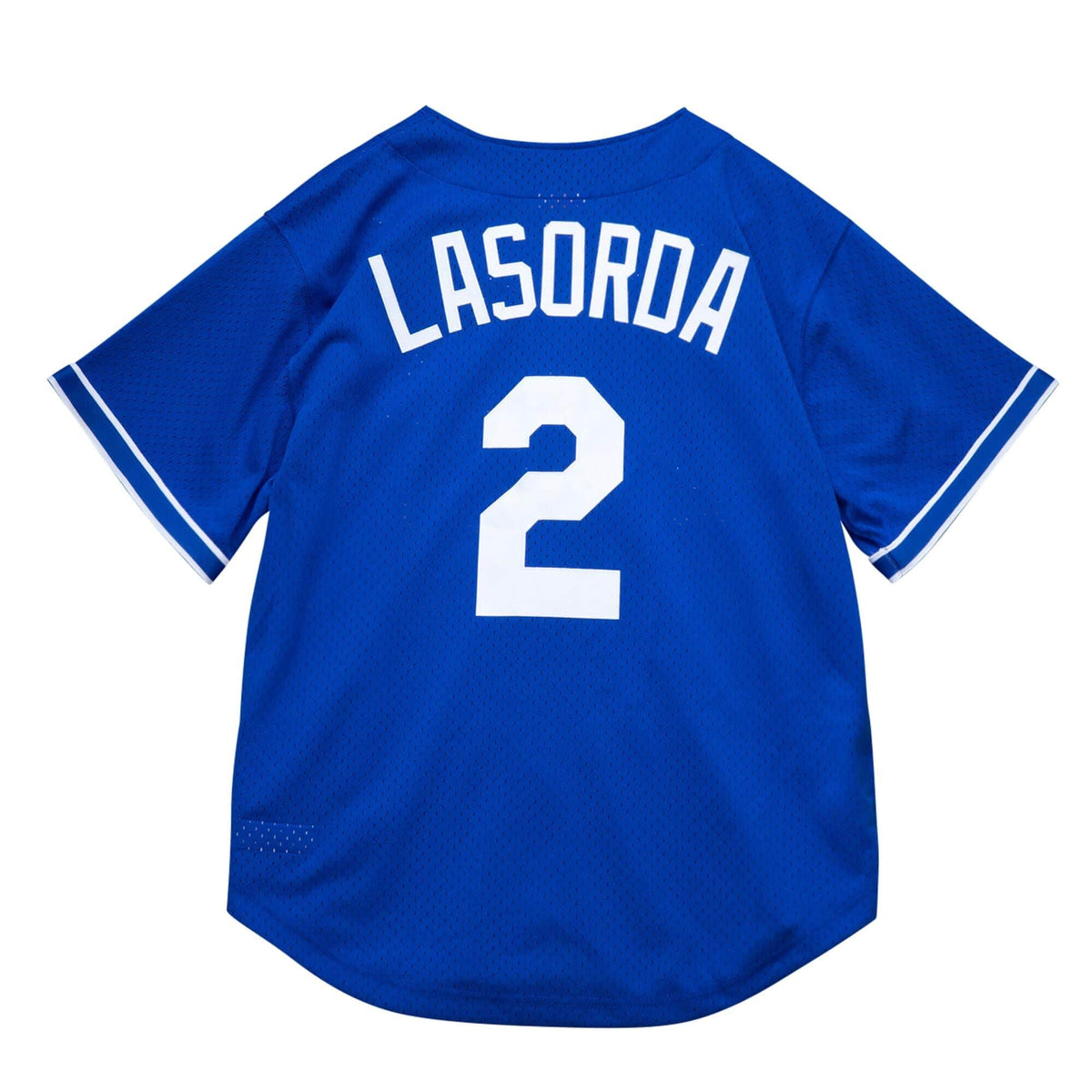 Tommy Lasorda Los Angeles Dodgers MLB Mitchell & Ness Men Royal Blue 1995 Authentic BP Jersey product image 1, provided for