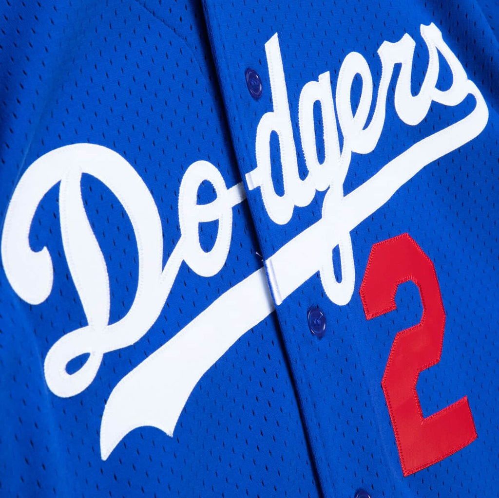 Tommy Lasorda Los Angeles Dodgers MLB Mitchell & Ness Men Royal Blue 1995 Authentic BP Jersey product image 3, provided for