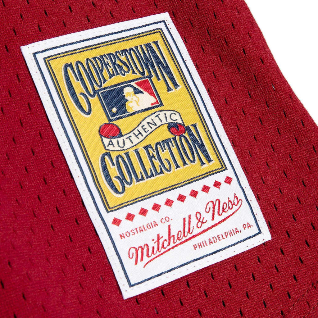 Lenny Dykstra Philadelphia Phillies MLB Mitchell & Ness Men Burgundy 1991 Authentic Pullover Jersey product image 3,