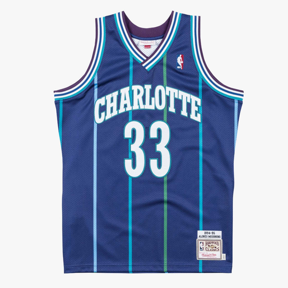 Alonzo Mourning Charlotte Hornets Authentic Alternate product image 1