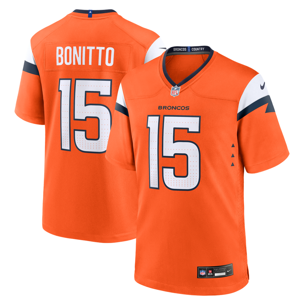 Denver Broncos Nik Bonitto Nike Orange Game Jersey product image 9