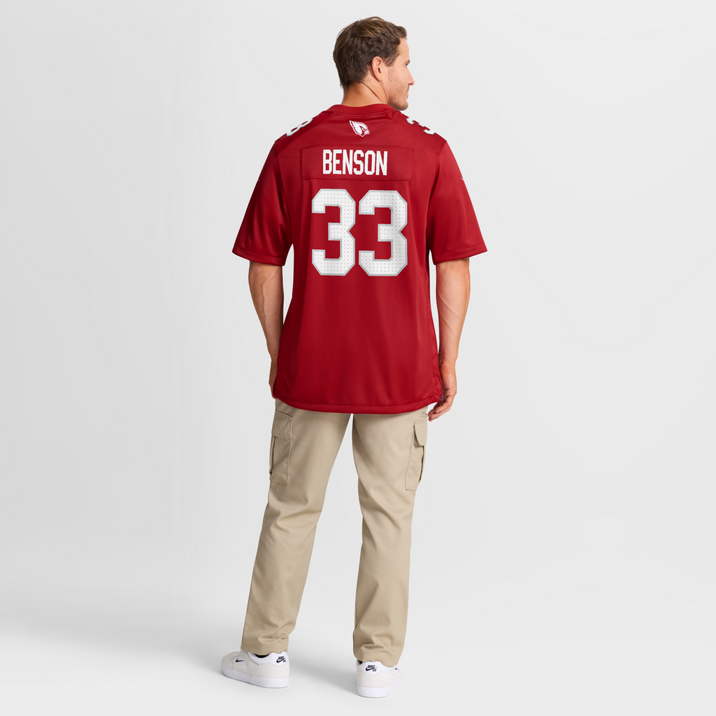Arizona Cardinals Trey Benson Nike Cardinal Game Jersey product image 8