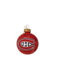 Montreal Canadiens NHL FOCO Printed Team logo Glass Ball Ornament product image 1, provided for visual reference and product