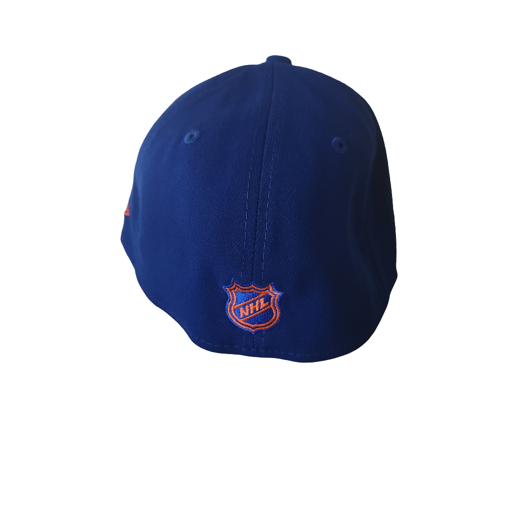 Edmonton Oilers NHL New Era Men Royal 39Thirty Team Classic Stretch Fit Hat product image 3, provided for visual reference