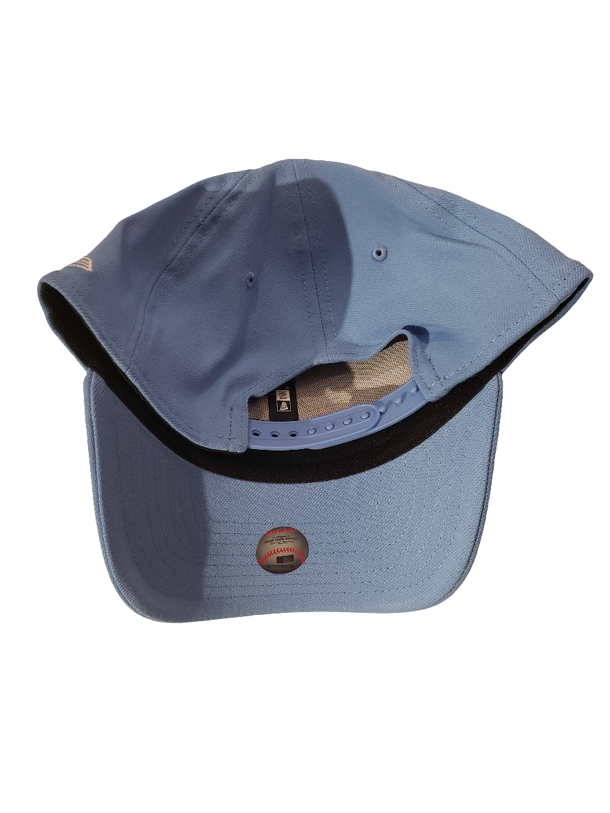 Montreal Expos MLB New Era Men Light Blue 9Forty Stretch Snapback Hat product image 2, provided for visual reference and