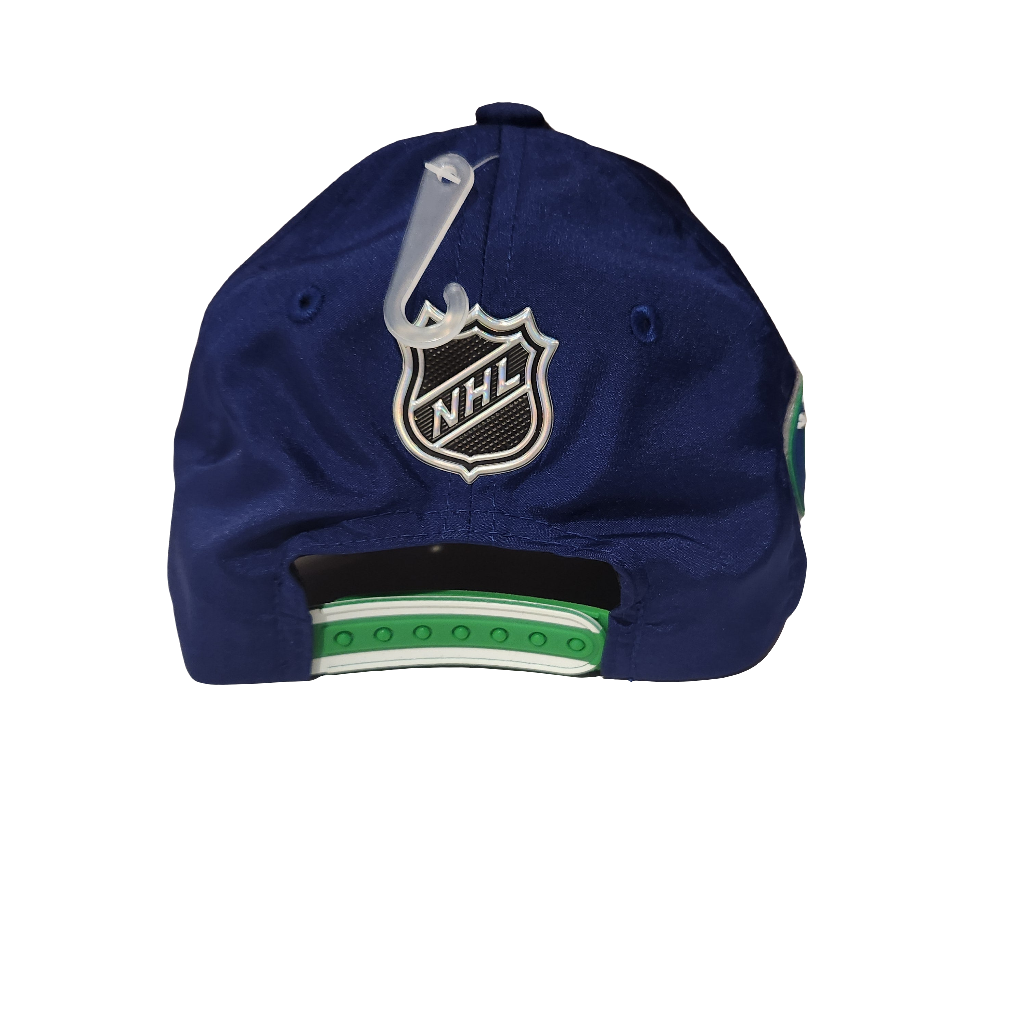 Vancouver Canucks NHL Fanatics Branded Youth Navy 2025 Draft Podium Authentic Pro Hat product image 2, provided for visual