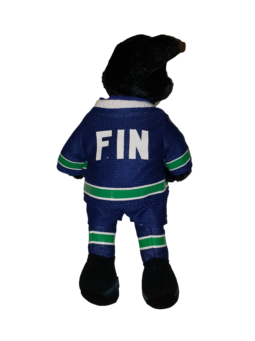 Fin Vancouver Canucks NHL Stuffed Animal House 10" Plush Mascot product image 2, provided for visual reference and product