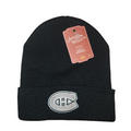 Montreal Canadiens NHL American Needle Men Black Platinum Cuffed Knit Beanie product image 1, provided for visual reference