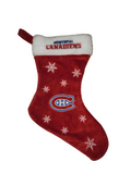 Montreal Canadiens NHL FOCO Red 17" Colorblock Christmas Stocking product image 1, provided for visual reference and product