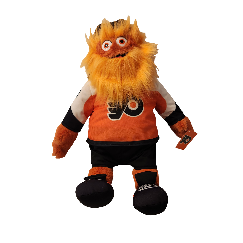 Gritty Philadelphia Flyers NHL Stuffed Animal House 15" Plush Mascot product image 1, provided for visual reference and
