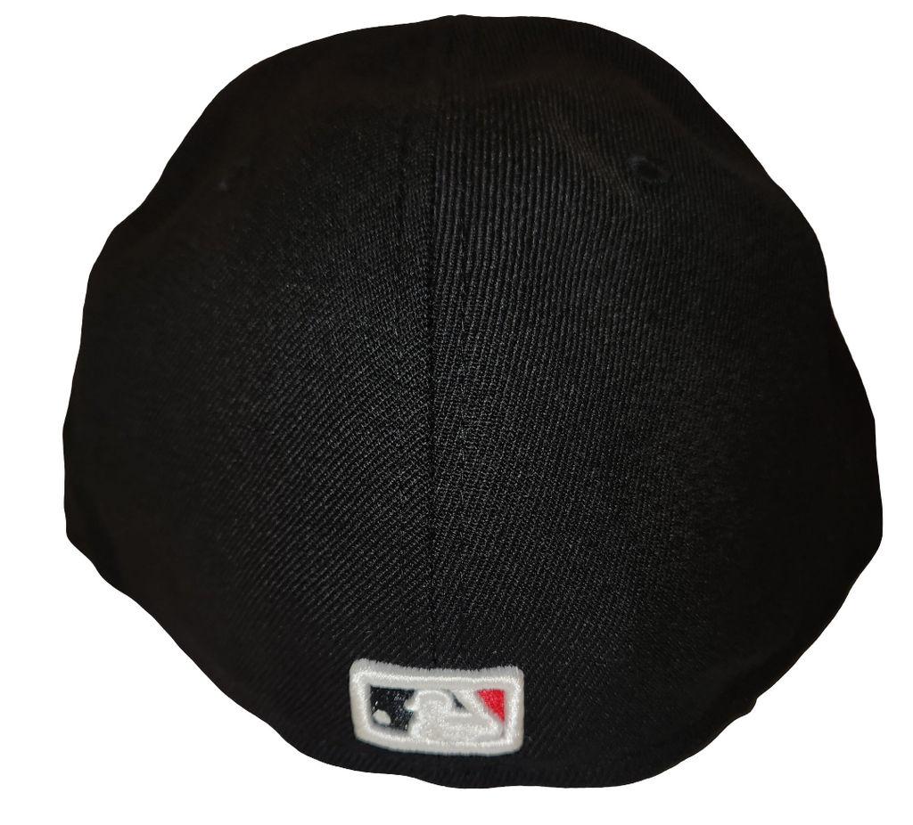 Toronto Blue Jays MLB New Era Men Black White 59Fifty Red Leaf Fitted Hat product image 5, provided for visual reference and
