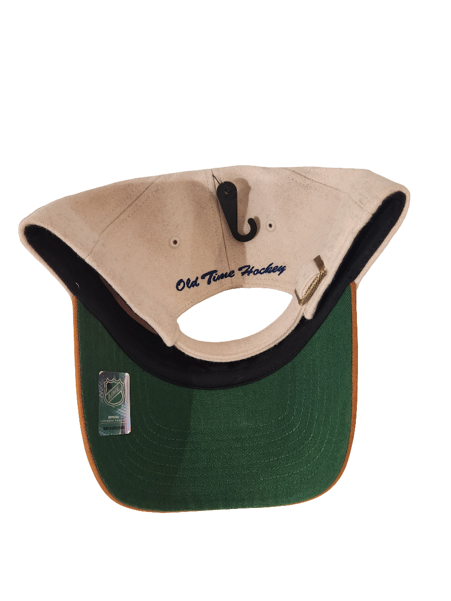 Toronto Maple Leafs NHL 47 Brand Men Beige Rafter Clean Up Adjustable Hat product image 5, provided for visual reference and