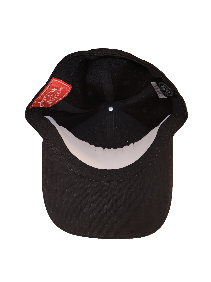 Montreal Canadiens NHL American Needle Men Black E-Boss Platinum Stretch Fit Hat product image 3, provided for visual