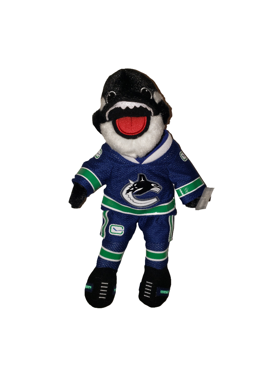 Fin Vancouver Canucks NHL Stuffed Animal House 10" Plush Mascot product image 1, provided for visual reference and product